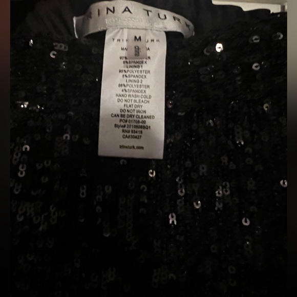 Trina Turk Sequin Pull on Pants - Picture 2 of 3